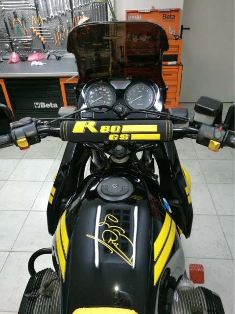 Paracolpi Manubrio per Bmw R80 GS 